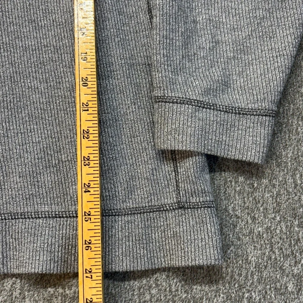 Tommy Bahama Mens XL Gray 1/4 Button Pullover‎ Mock Neck Sweater Henley Shirt